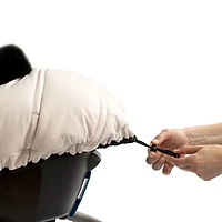 Luxury Set: 3 seasons car seat cover & Insulated backing - Eclipse