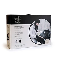Housse 3 saisons pour siège d'auto & Fond isolant - Ensemble de Luxe Noir Éclipse