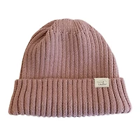 Rib Beanie 0-6m - Pink