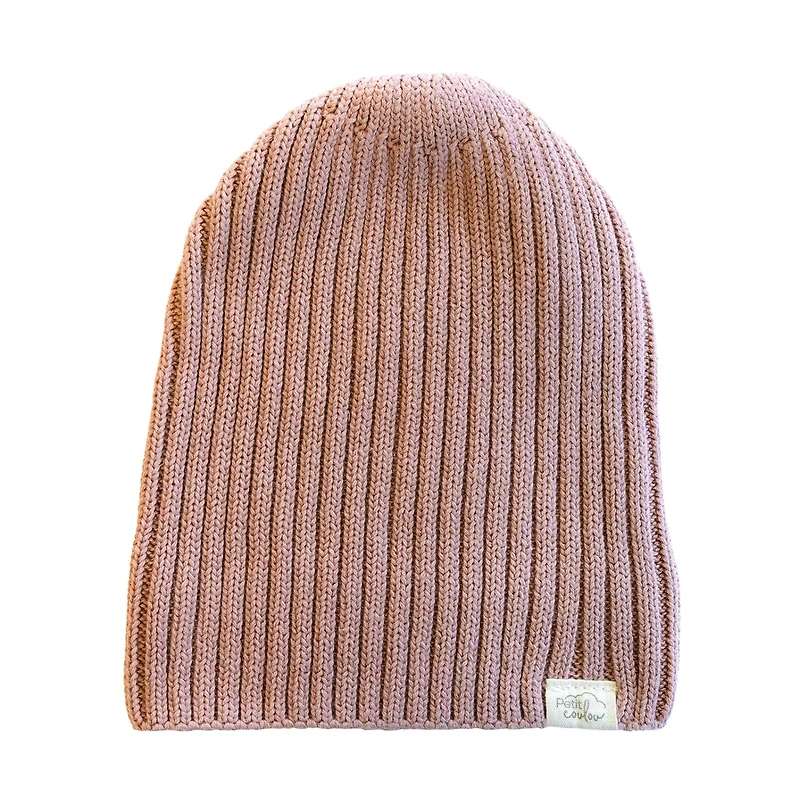 Tuque Tricot 0-6mois - Rose