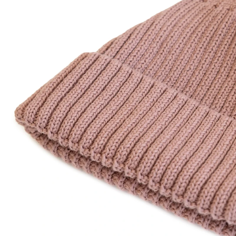Rib Beanie 0-6m - Pink