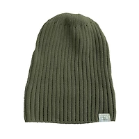 Kaki Rib Beanie 0-12mois