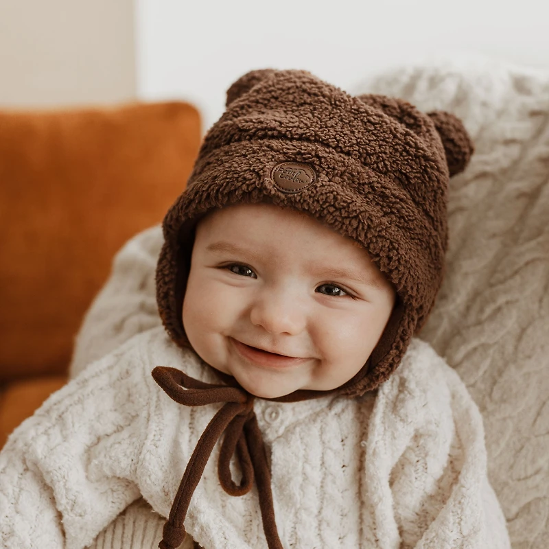 Tuque Ourson Sherpa Brun 6-12m