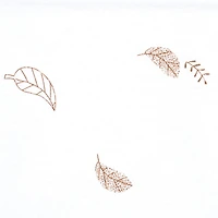 Piqué en Flanelle - Feuilles