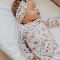 Natalie-newborn Knotted Gown