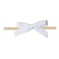 Ribbon Nylon Bow - Dove