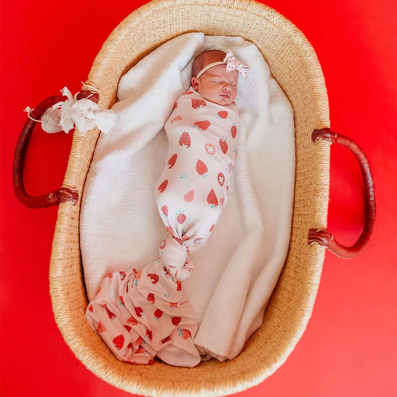 Swaddle Blanket - Strawberry