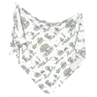 Winnie Swaddle Blanket- Hundred Acre Wood 