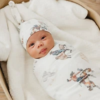 Western Boone Top Knot Hat0-4m