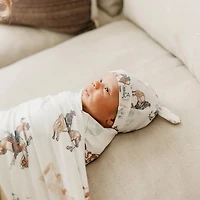 Western Boone Top Knot Hat0-4m