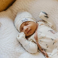Horse-Top Knot Hat0-4m