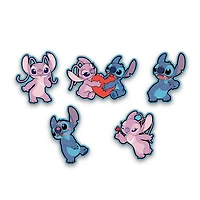 Stitch And Angel 5pk Jibbitz