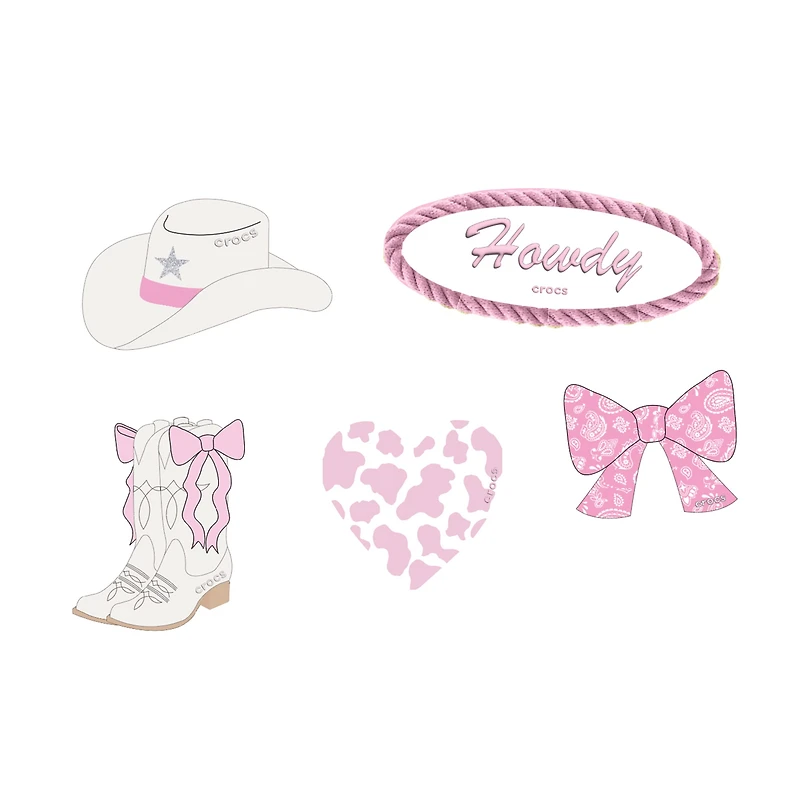 Rodeo Cowgirl 5pk Jibbitz