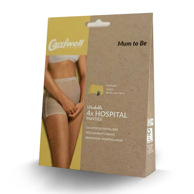 Culotte d'Hôpital en Filet (Césarienne et Accouchement Vaginal) - Paquet de 4