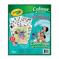 Coloriage Et Autocollants Lilo et Stitch