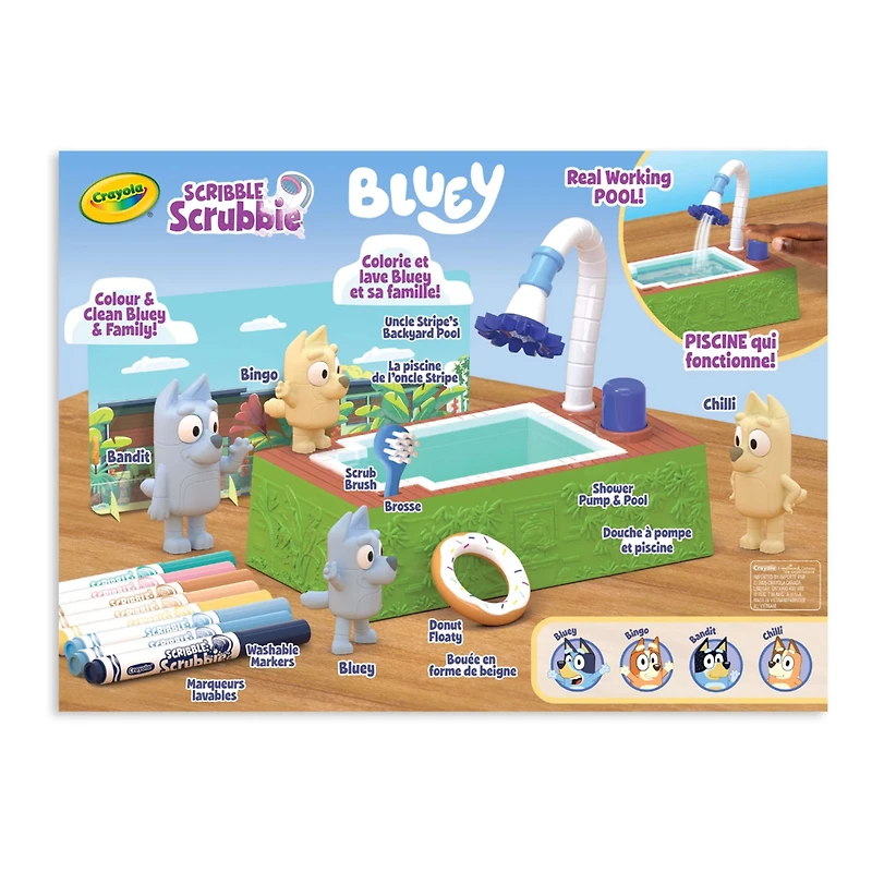 Scribble Scrubbie - Bluey