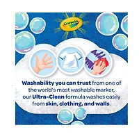 Ultra-Clean Washable Broad Line Markers, Tropical Colours, 10 Count