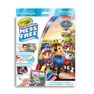 Crayola Color Wonder Mess-Free Colouring Book & Markers Kit - Paw Patrol