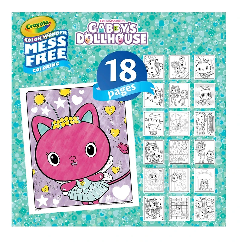 Ensemble de Coloriage Color Wonder - Gabby's Dollhouse