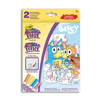 Crayola Colour & Erase Reusable Puzzle Set, Bluey
