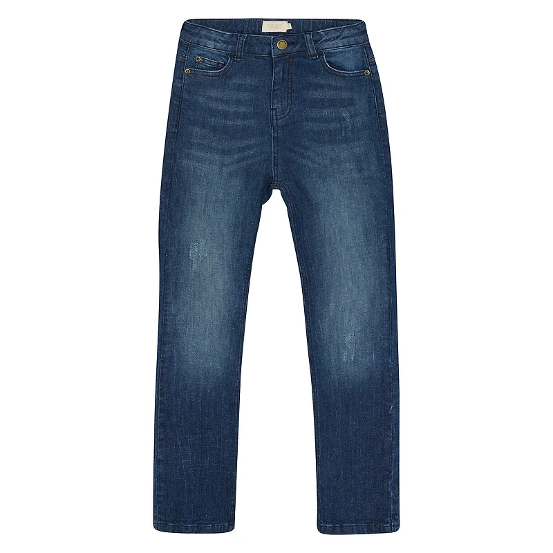 Regular Straight Jeans 7-14y