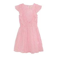 Robe Lurex Fleurs 7-14ans