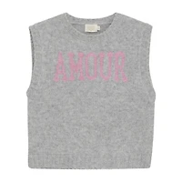 Débardeur Tricot Amour 7-14ans