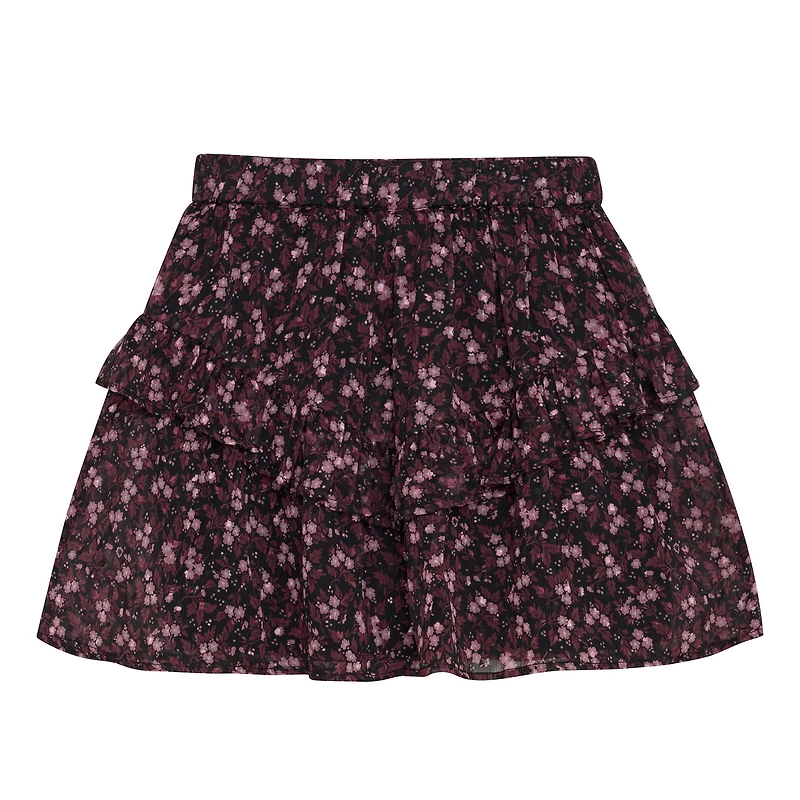 Flower Print Skirt 7-14