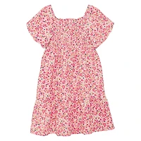 Robe Structure Fleurs 4-14ans