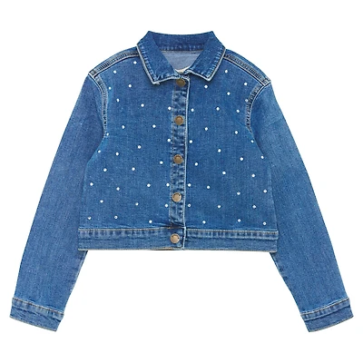 Rhinestones Denim Jacket 7-14