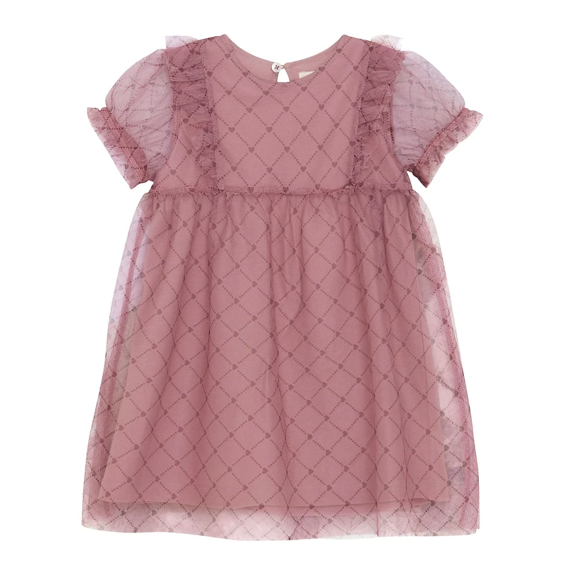 Robe Tulle Coeur 3-6ans