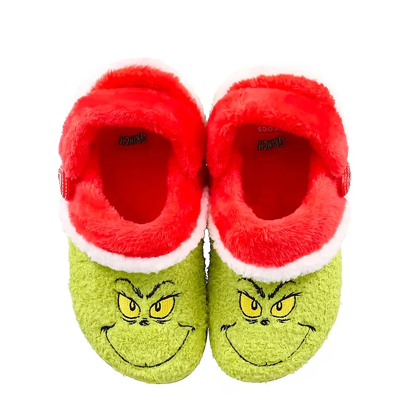 The Grinch Lined Clogs 4-10