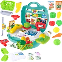 Boite Caisse et Aliments - 23 Pièces