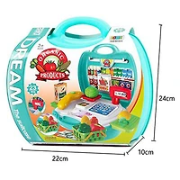 Boite Caisse et Aliments - 23 Pièces