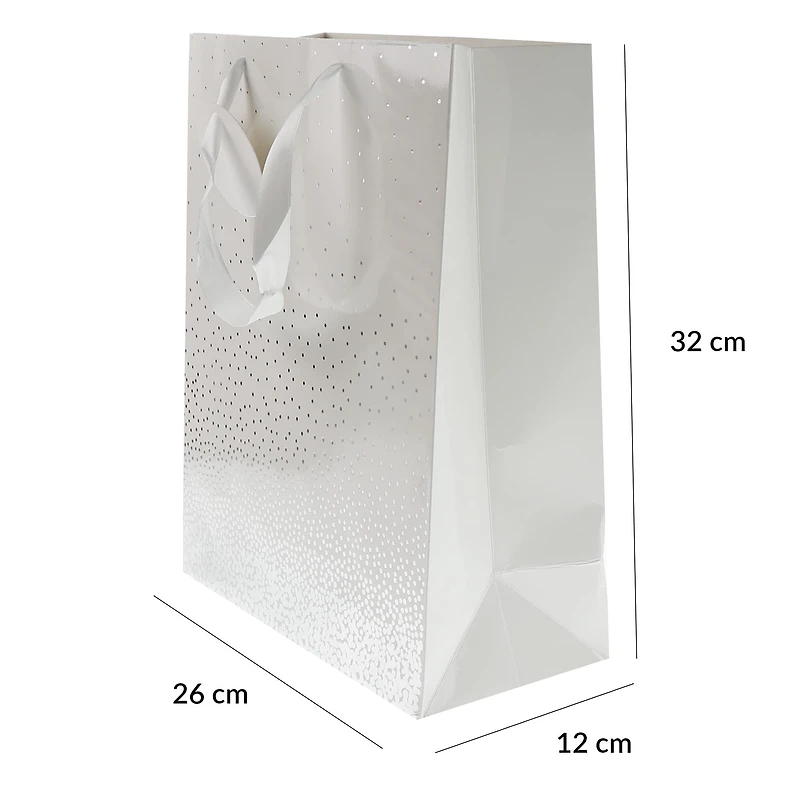 Sac Cadeau - Confetti Blanc