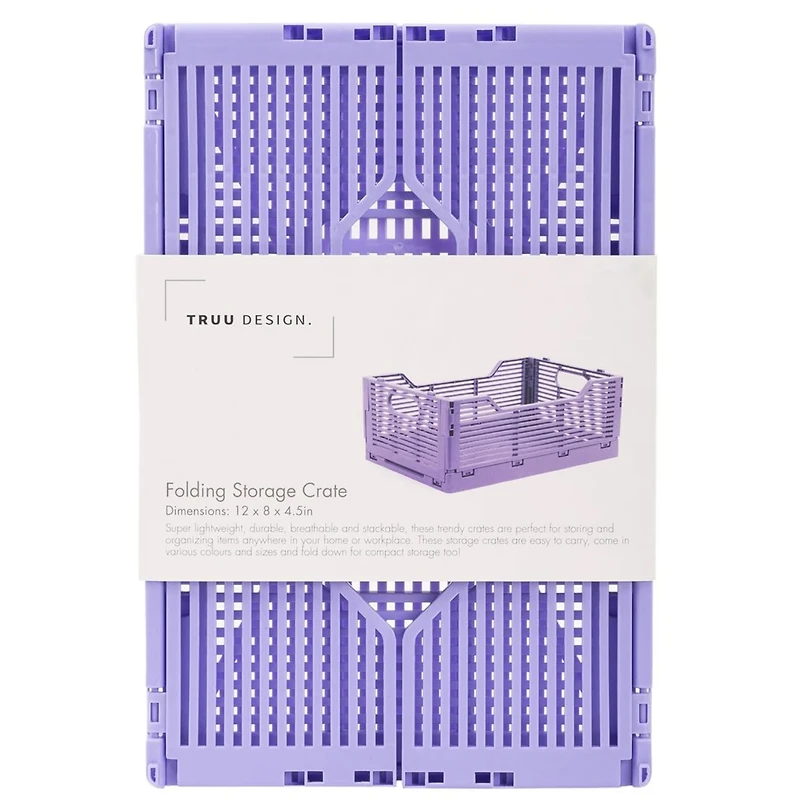 Panier Rangement -  Mauve Petit