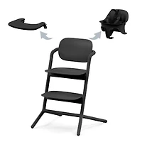 Chaise Haute 3-en-1 Lemo - Noir