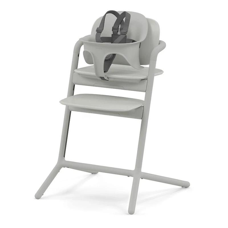Chaise Haute 3-en-1 Lemo - Suede Gris
