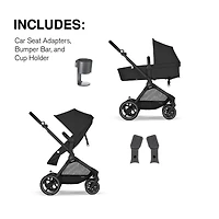 Eos Moon Black Stroller
