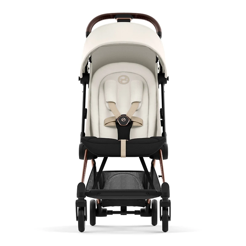 Coya Stroller - Rose Gold Frame with Off-White Seat