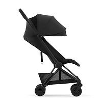 Poussette Coya - Cadre noir mat avec siège noir sépia