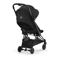 Poussette Coya - Cadre noir mat avec siège noir sépia