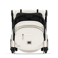 Coya Stroller - Matte Black Frame with Off-White Seat