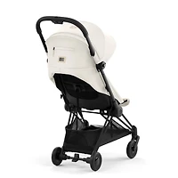 Coya Stroller - Matte Black Frame with Off-White Seat