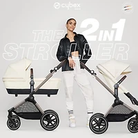EOS Lux 2-in-1 Stroller - Moon Black