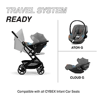 Beezy 2 Compact City Stroller - Fog Grey