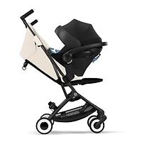 Poussette Libelle - Noir / Blanc Canvas