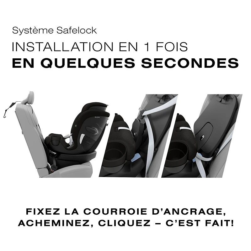 Siège d'Auto Callisto G 360 Rotatif - Moon Black