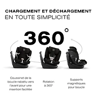 Siège d'Auto Callisto G 360 Rotatif - Moon Black