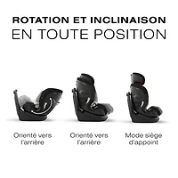 Siège d'Auto Callisto G 360 Rotatif - Moon Black